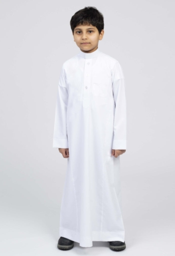 Daffah Boys Thobe Cotton or Silk