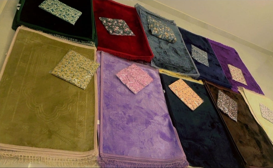 Prayer Mat with Prayer Cloth Gown for Women