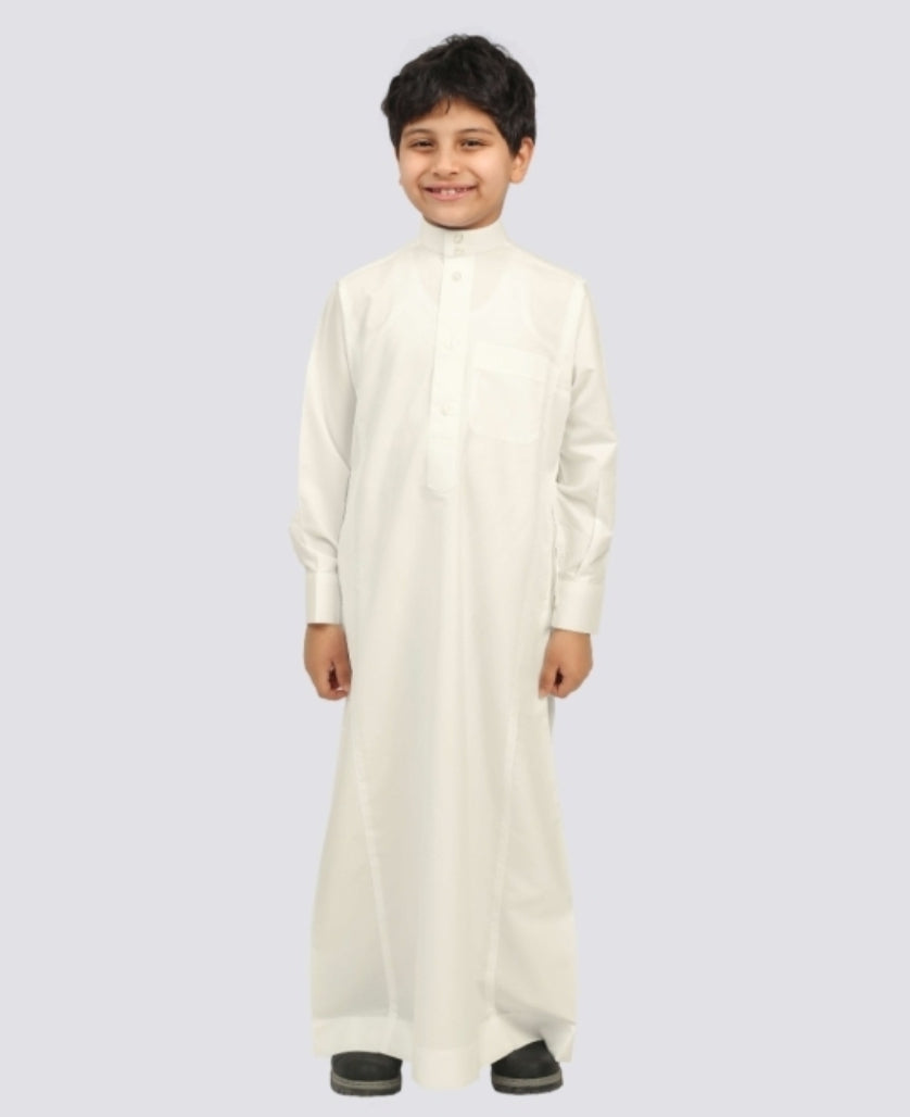 Daffah Boys Thobe Cotton or Silk